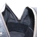 MCM Logogram Vicetos Studs Rugzak PVC Leer Zwart Auth kk619-21