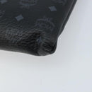 MCM Logogram Vicetos Bag PVC Leather MCM × Loveless Black Silver Auth kk620-10