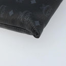 MCM Logogram Vicetos Bag PVC Leather MCM × Loveless Black Silver Auth kk620-11