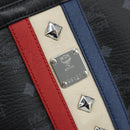 MCM Logogram Vicetos Bag PVC Leather MCM × Loveless Black Silver Auth kk620-12