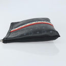 MCM Logogram Vicetos Bag PVC Leather MCM × Loveless Black Silver Auth kk620-5