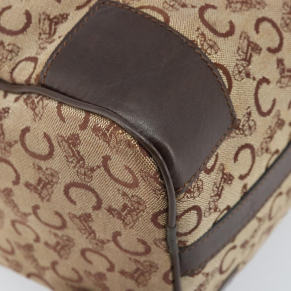 CELINE C Sulky Hand Bag Canvas Brown Auth kk621
