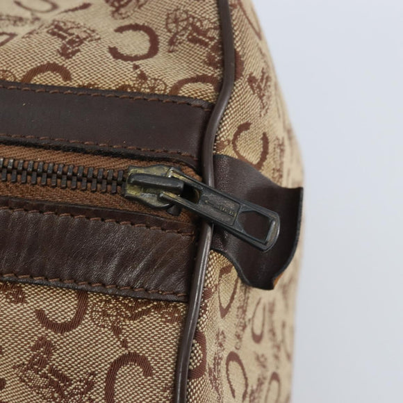 CELINE C Sulky Hand Bag Canvas Brown Auth kk621