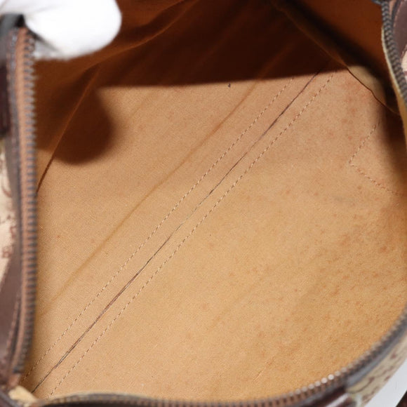 CELINE C Sulky Hand Bag Canvas Brown Auth kk621