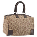 CELINE C Sulky Hand Bag Canvas Brown Auth kk621-1