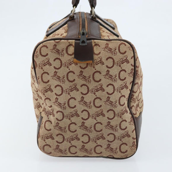 CELINE C Sulky Hand Bag Canvas Brown Auth kk621