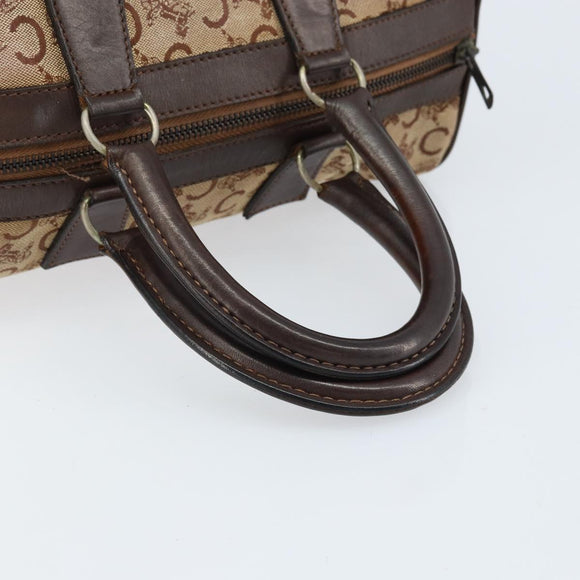 CELINE C Sulky Hand Bag Canvas Brown Auth kk621
