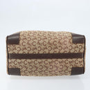 CELINE C Sulky Hand Bag Canvas Brown Auth kk621-8