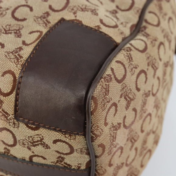 CELINE C Sulky Hand Bag Canvas Brown Auth kk621
