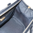 FENDI Pecan Canvas Hand Bag Black Brown Auth kk625-18