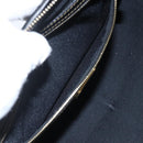 FENDI Pecan Canvas Hand Bag Black Brown Auth kk625-21