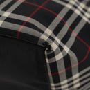 BURBERRY Nova Check Blue Label Hand Bag Nylon 2 Set Black Red Auth kk626-16