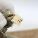 PRADA Hand Bag Canvas Beige Silver Auth kk627-12