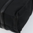 PRADA Hand Bag Nylon Black Silver Auth kk630-9