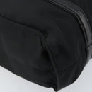 PRADA Hand Bag Nylon Black Silver Auth kk630-14