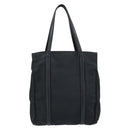 PRADA Hand Bag Nylon Black Silver Auth kk630-2