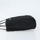 PRADA Hand Bag Nylon Black Silver Auth kk630-4