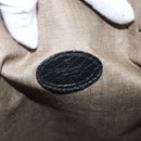 FENDI Celeria Hand Bag PVC Canvas Brown Auth kk636-14