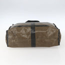 FENDI Celeria Hand Bag PVC Canvas Brown Auth kk636-9
