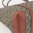 GUCCI GG Supreme Tote Bag PVC Beige Gold 197953 Auth kk637-11