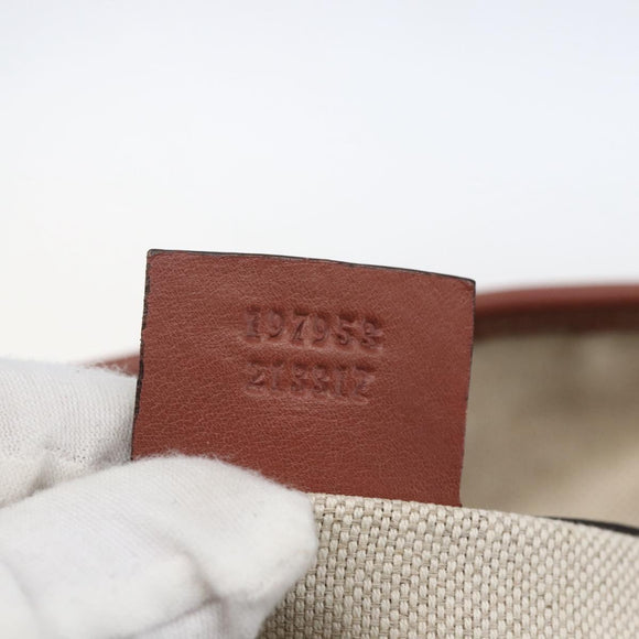 GUCCI GG Supreme Tote Bag PVC Beige Gold 197953 Auth kk637