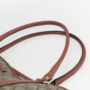 GUCCI GG Supreme Tote Bag PVC Beige Gold 197953 Auth kk637-8