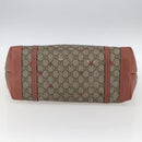 GUCCI GG Supreme Tote Bag PVC Beige Gold 197953 Auth kk637-9