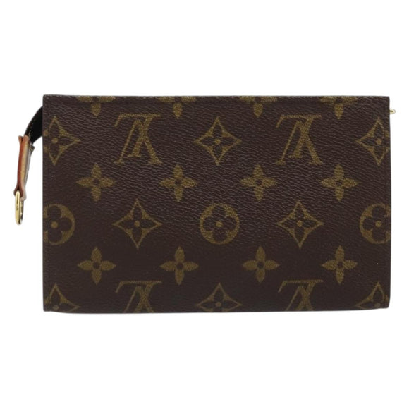 LOUIS VUITTON Monogram Bucket PM Accessory Pouch LV Auth kk642