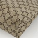 GUCCI GG Supreme Web Sherry Line Tote Bag PVC Beige Gold 39 02 003 Auth kk643-12