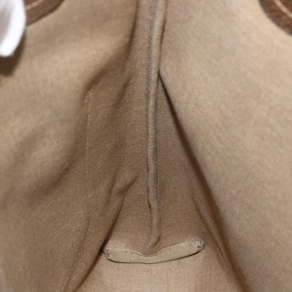 GUCCI GG Supreme Web Sherry Line Tote Bag PVC Beige Gold 39 02 003 Auth kk643