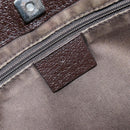 GUCCI GG Canvas Tote Bag Beige Silver 113015 Auth kk644-17
