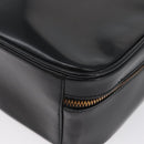 GUCCI Bamboo Vanity Hand Bag Patent leather 2way Black Gold Auth kk646-16