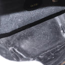GUCCI Bamboo Vanity Hand Bag Patent leather 2way Black Gold Auth kk646-10
