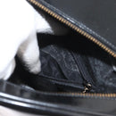 GUCCI Bamboo Vanity Hand Bag Patent leather 2way Black Gold Auth kk646-11