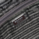 PRADA Tote Bag Nylon Green Silver Auth kk649-18
