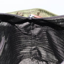 PRADA Tote Bag Nylon Green Silver Auth kk649-19