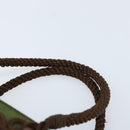 PRADA Tote Bag Nylon Green Silver Auth kk649-8