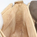 GUCCI GG Supreme Hand Bag PVC Gold Beige 116 02 080 Auth kk651-20