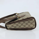 GUCCI GG Supreme Hand Bag PVC Gold Beige 116 02 080 Auth kk651-5