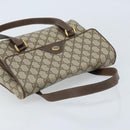 GUCCI GG Supreme Hand Bag PVC Gold Beige 116 02 080 Auth kk651-6