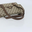 GUCCI GG Supreme Hand Bag PVC Gold Beige 116 02 080 Auth kk651-7