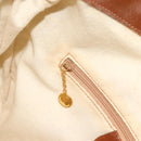 GUCCI Bamboo Shoulder Bag Leather 2way Brown Gold 001 0166 1638 Auth kk652-20