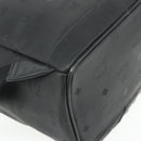 MCM Vicetos Logogram Backpack PVC Black Auth kk657A-15