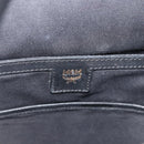 MCM Vicetos Logogram Backpack PVC Black Auth kk657A-18