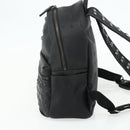 MCM Vicetos Logogram Backpack PVC Black Auth kk657A-5
