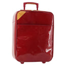 LOUIS VUITTON Monogram Vernis Pegas 45 suitcase Pomme D'amour M91278 Auth kk662-1
