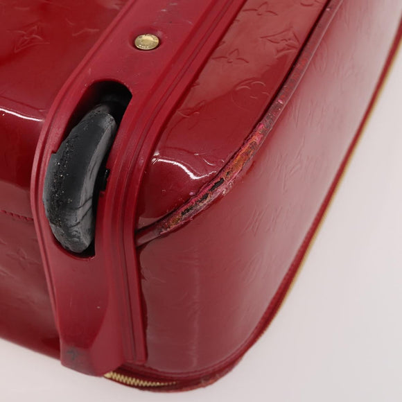 LOUIS VUITTON Monogram Vernis Pegas 45 suitcase Pomme D'amour M91278 Auth kk662