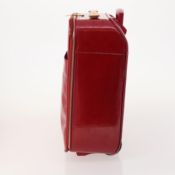 LOUIS VUITTON Monogram Vernis Pegas 45 suitcase Pomme D'amour M91278 Auth kk662