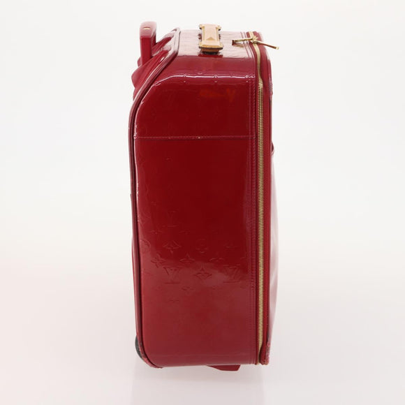 LOUIS VUITTON Monogram Vernis Pegas 45 suitcase Pomme D'amour M91278 Auth kk662