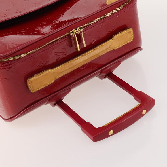 LOUIS VUITTON Monogram Vernis Pegas 45 suitcase Pomme D'amour M91278 Auth kk662
